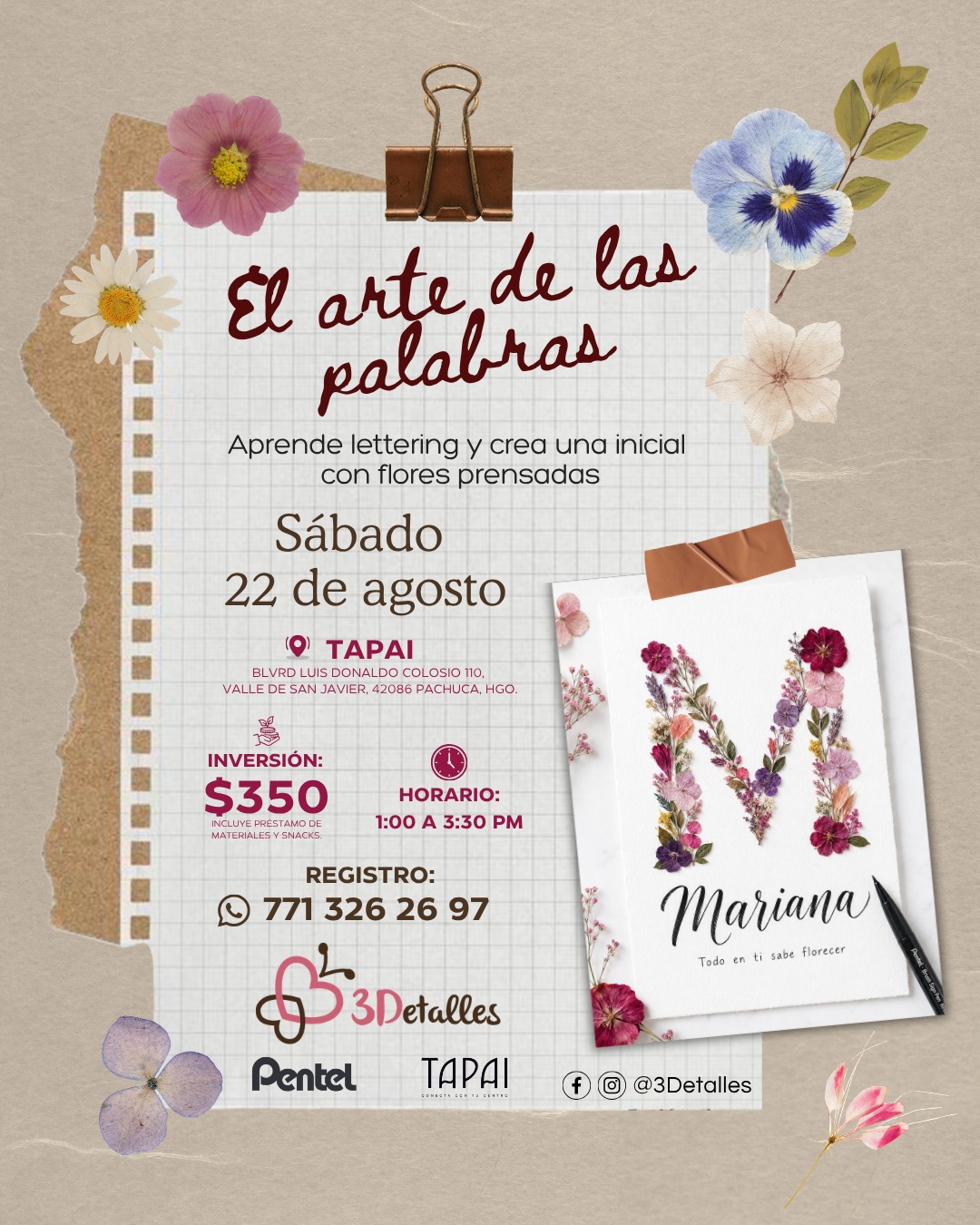 Taller de Lettering: El Arte de las Palabras whatsapp image 2026 08 10 at 16.04.24